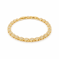 Luxe Clover Crystal Bracelet