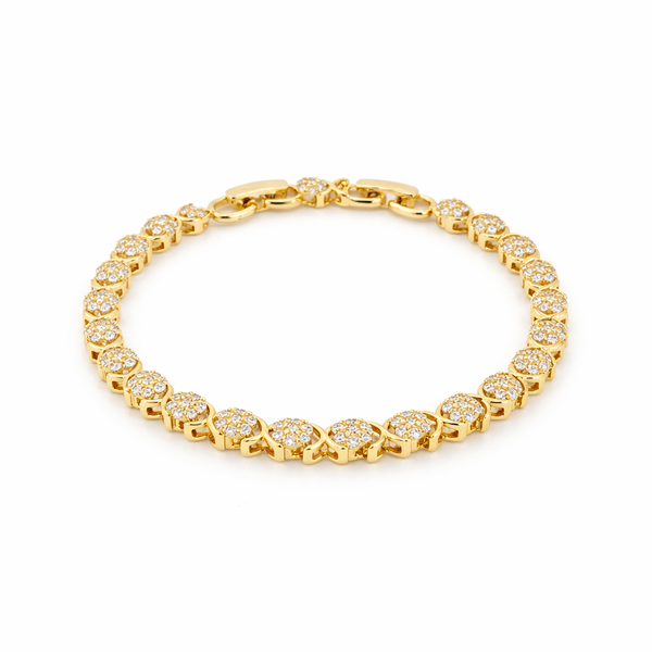 Luxe Clover Crystal Bracelet