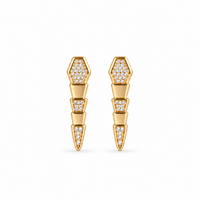 Serpent Luxe Stud Earrings