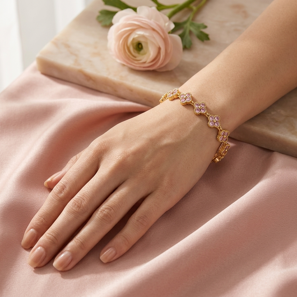 Lilac Blossom Bracelet