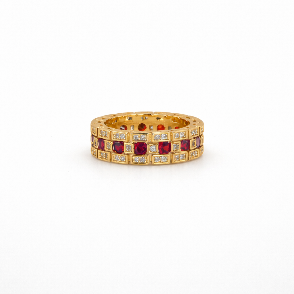 Ruby Royale Gold Ring