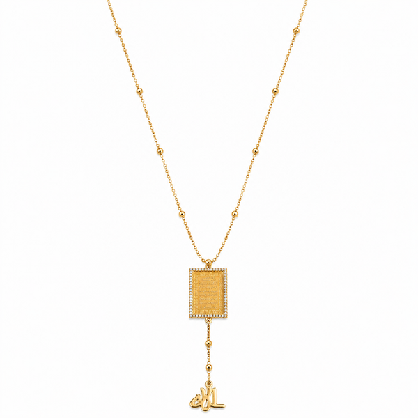 Heritage Square Pendant Necklace