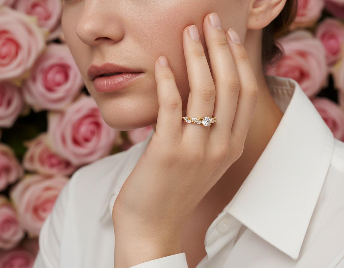 Amour Crown Gold Ring