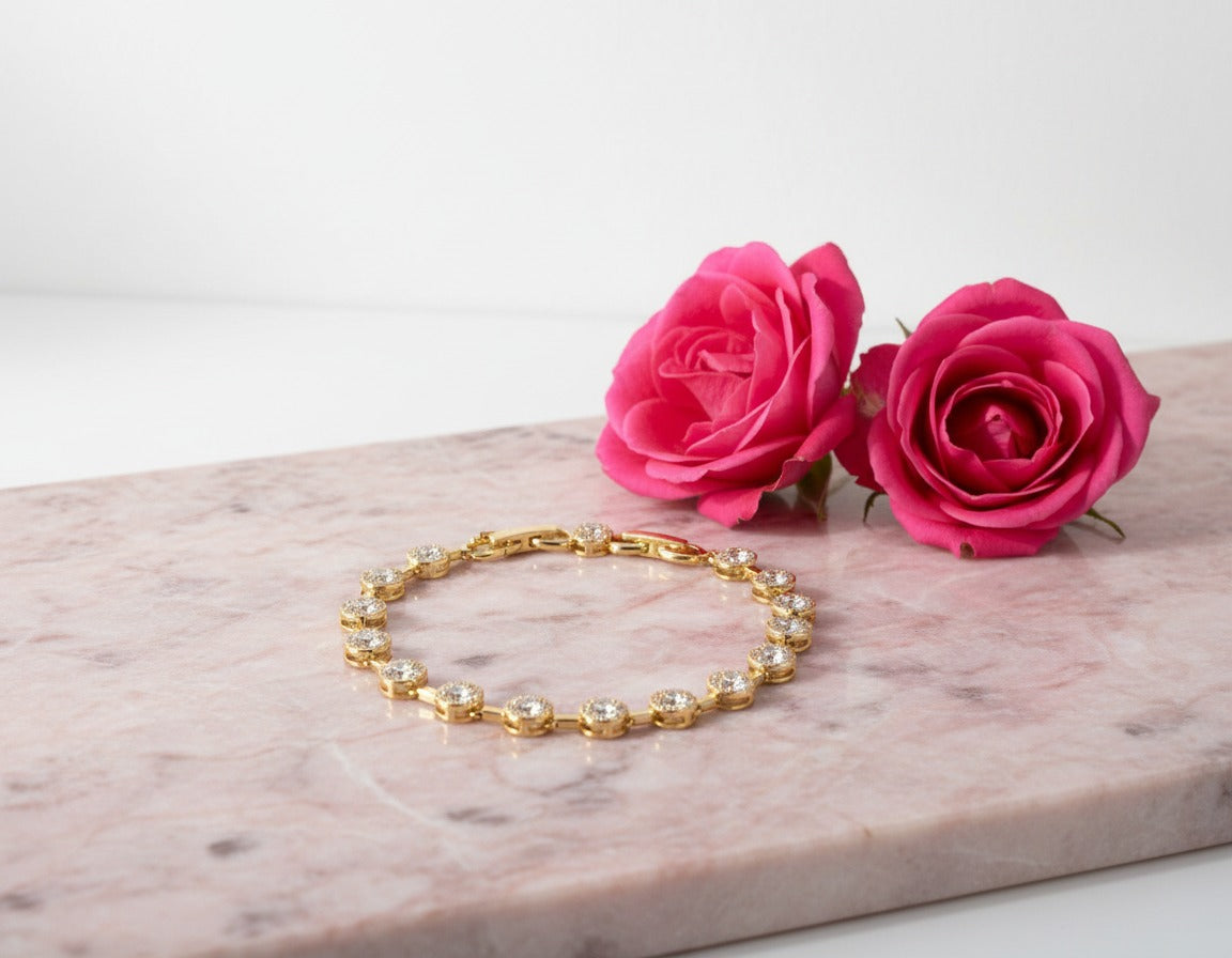 Radiance Crystal Tennis Bracelet