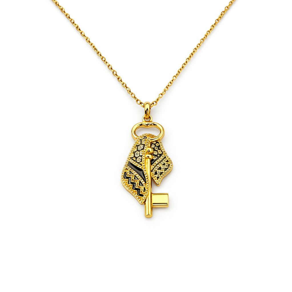Palestine Keffiyeh Necklace