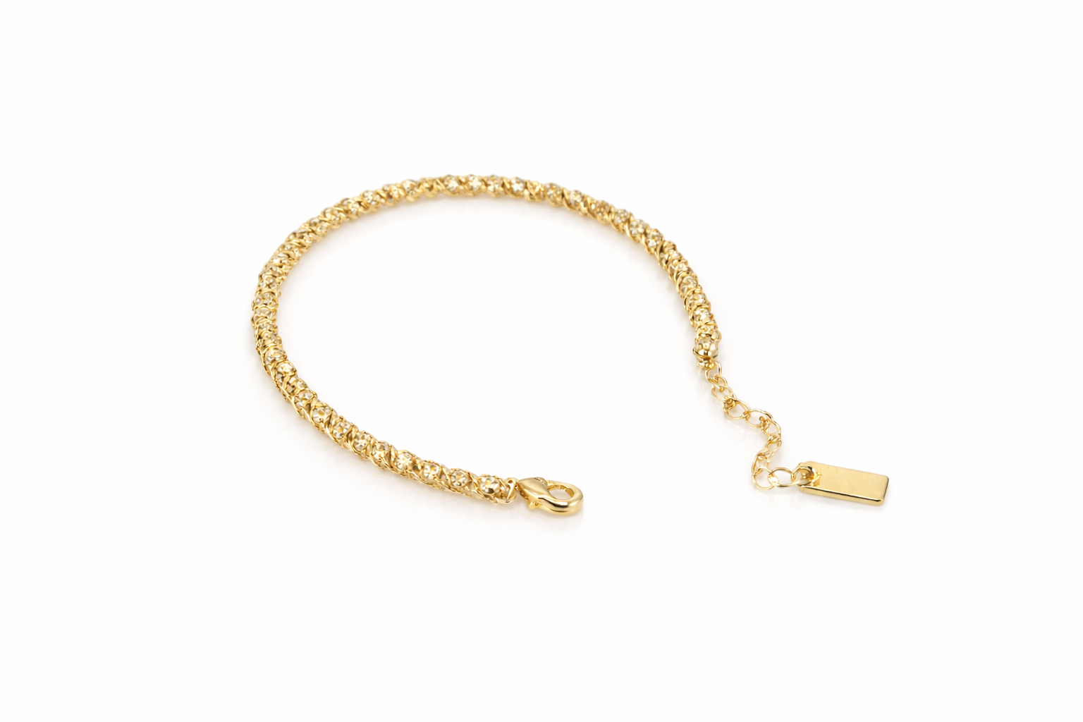 Celeste Beaded Gold Bracelet