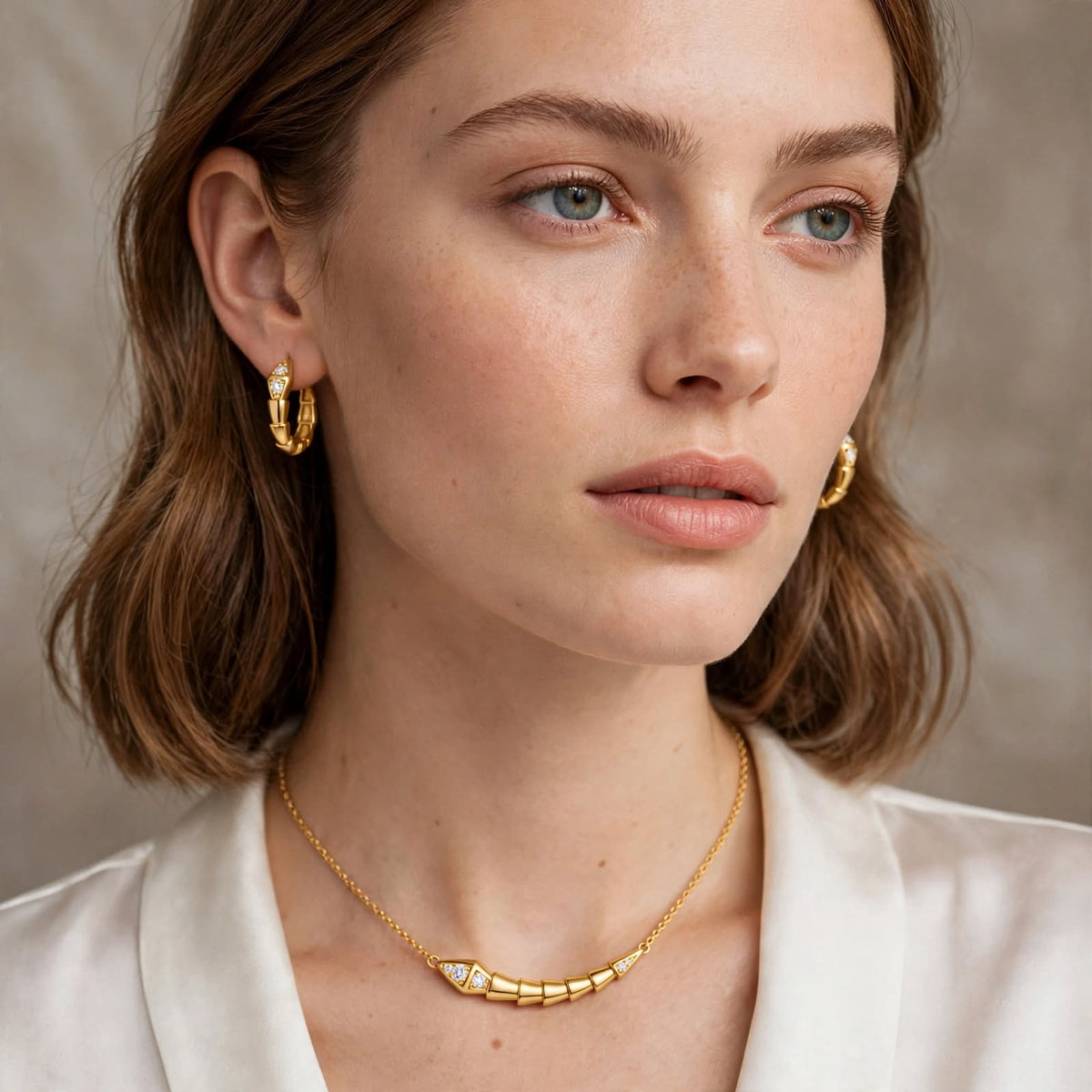 The Golden Arc Earrings