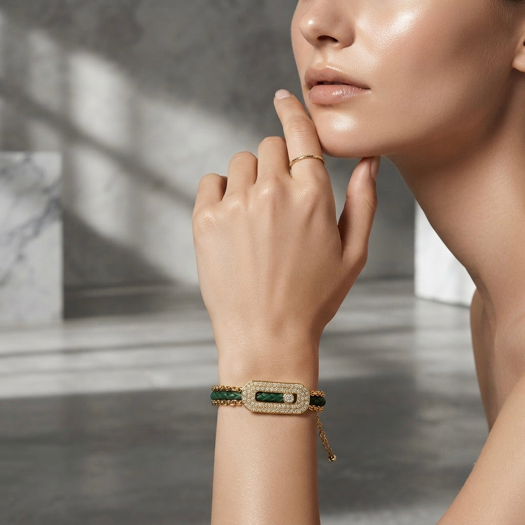 Monaco Emerald Bracelet