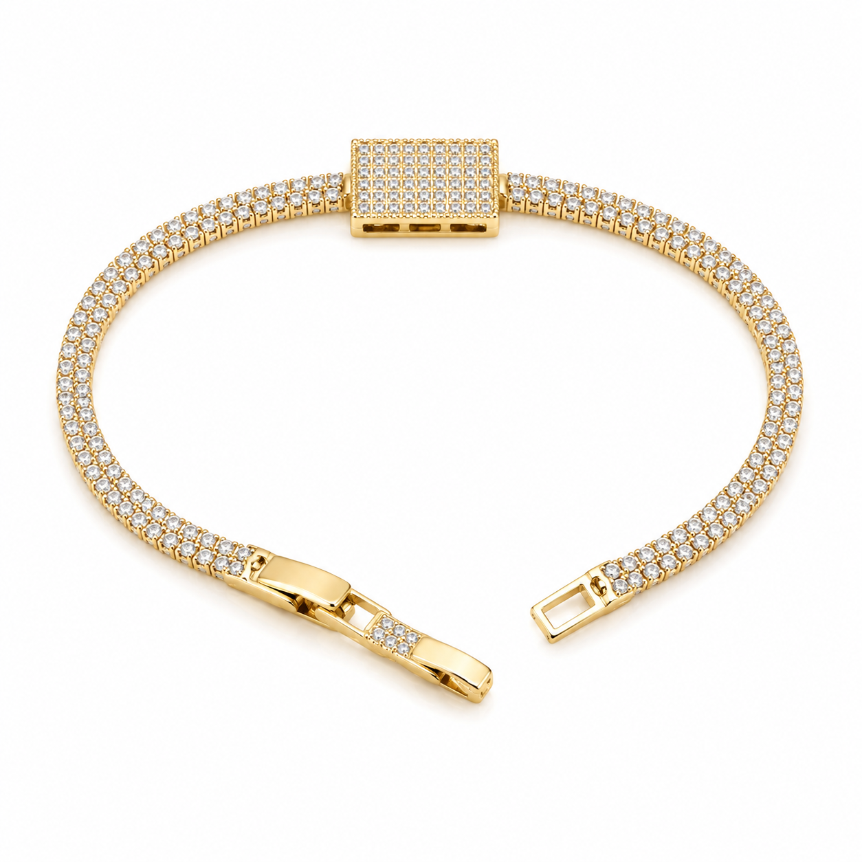 Luna Pavé Tennis Bracelet