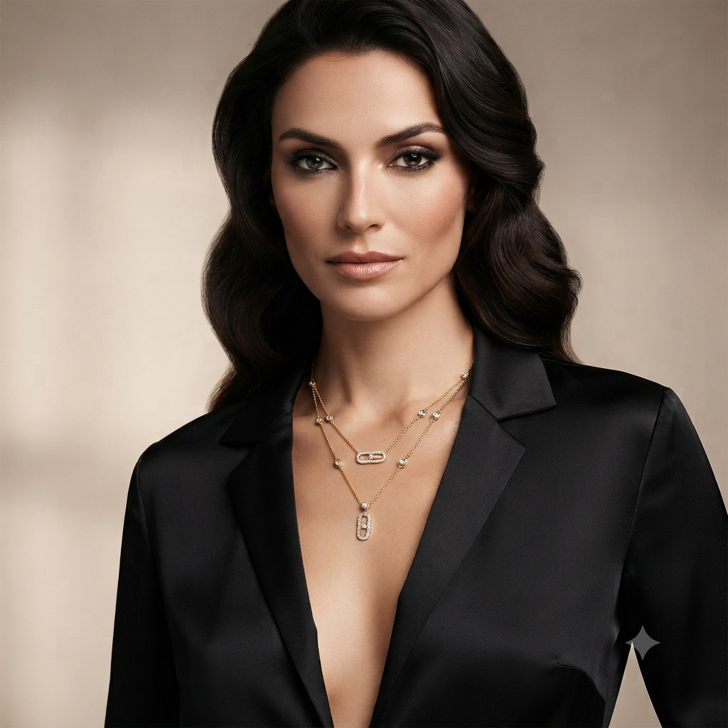 Petite Duo Link Layered Necklace