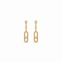 The Céleste Zircon Drop Earrings