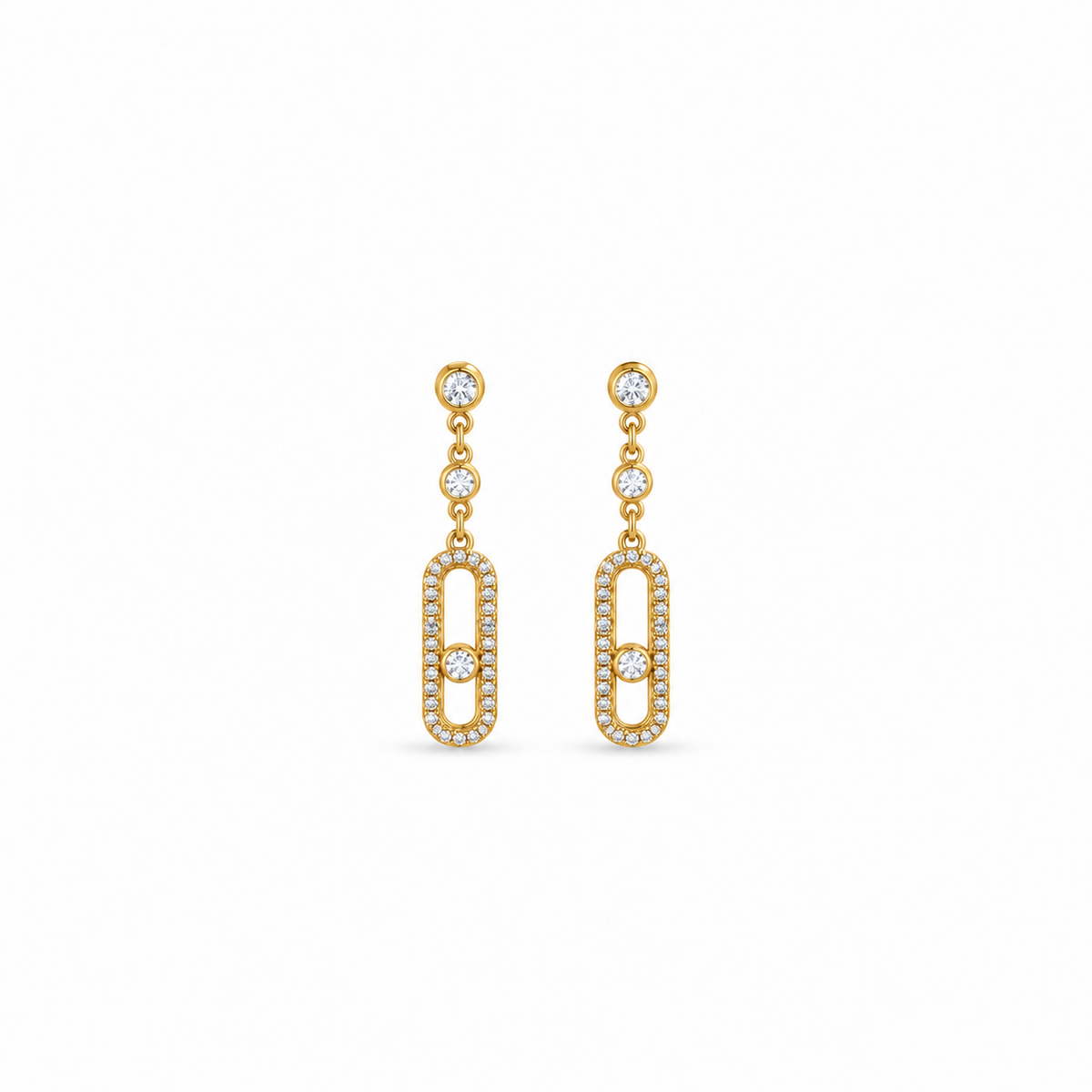 The Céleste Zircon Drop Earrings