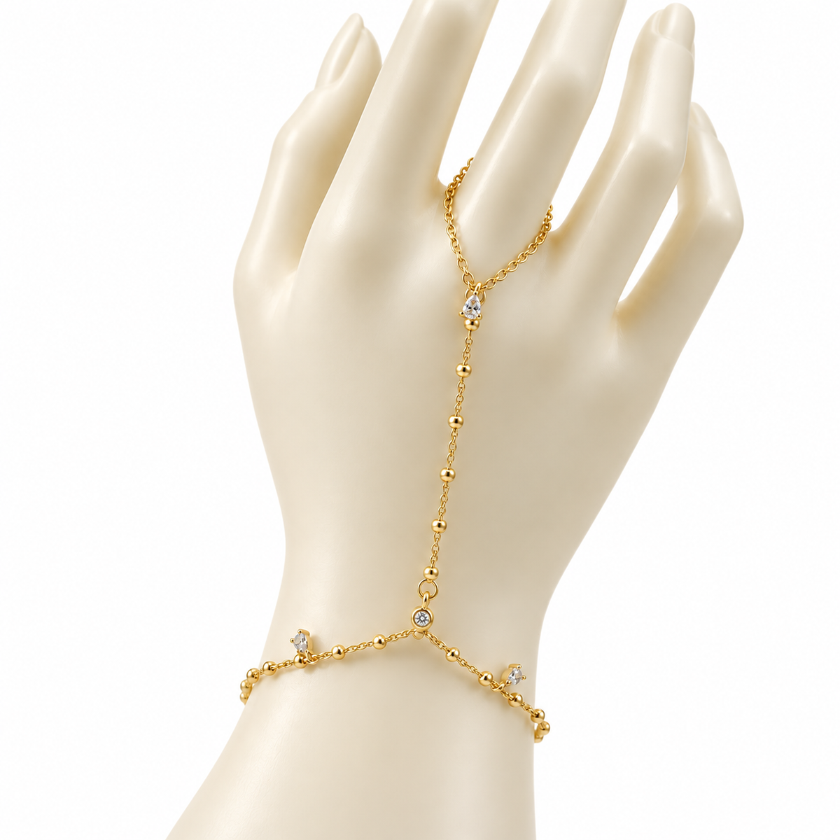 Celeste Crystal Hand Chain