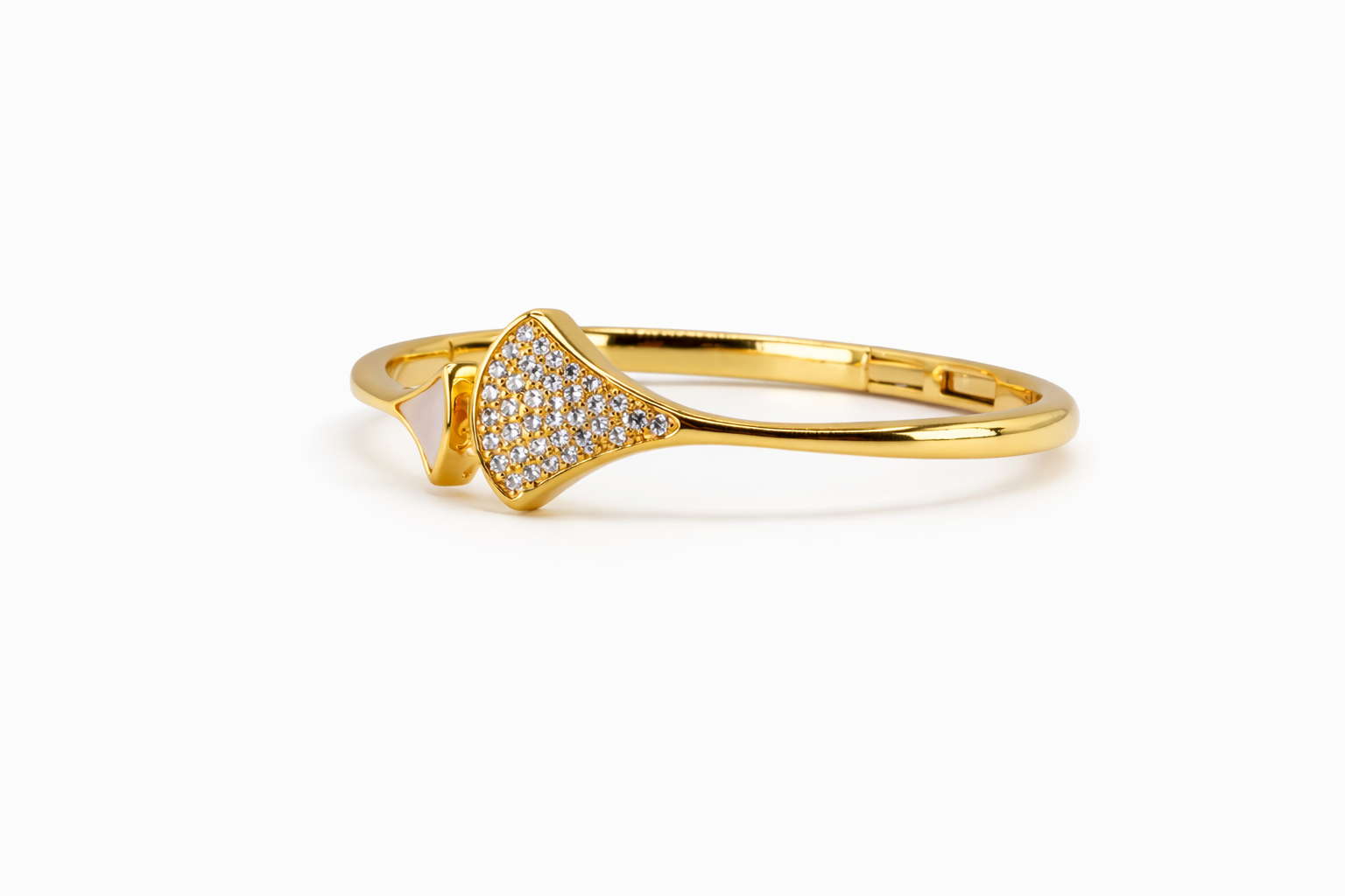 Serena Pavé Gold Bangle