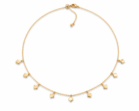 Mini Clover Gold Choker Necklace