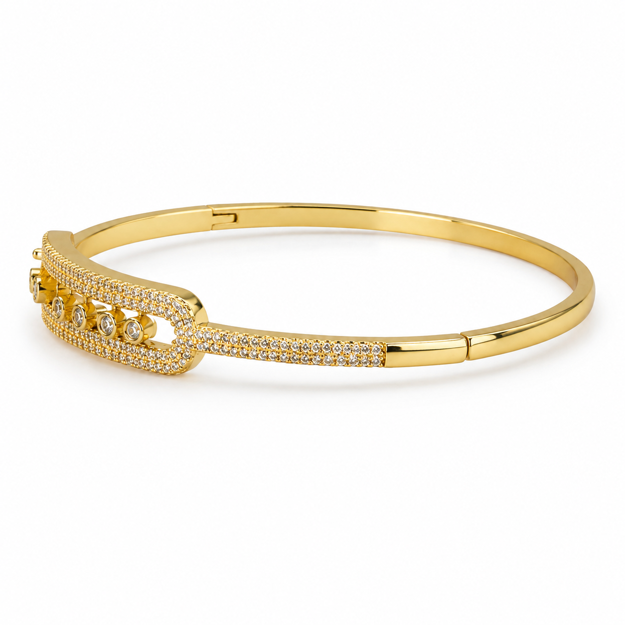 Crystal Slider Bangle