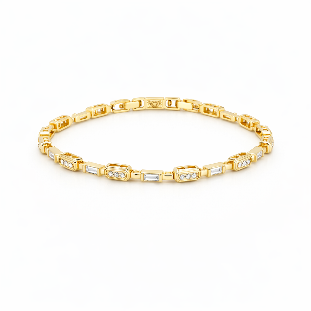 Royal Baguette Crystal Bracelet