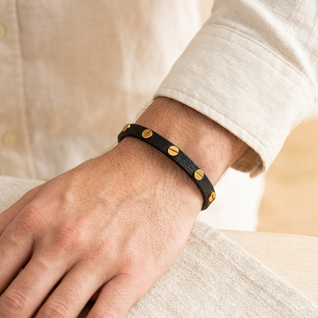 Icon Screw Men’s Bracelet
