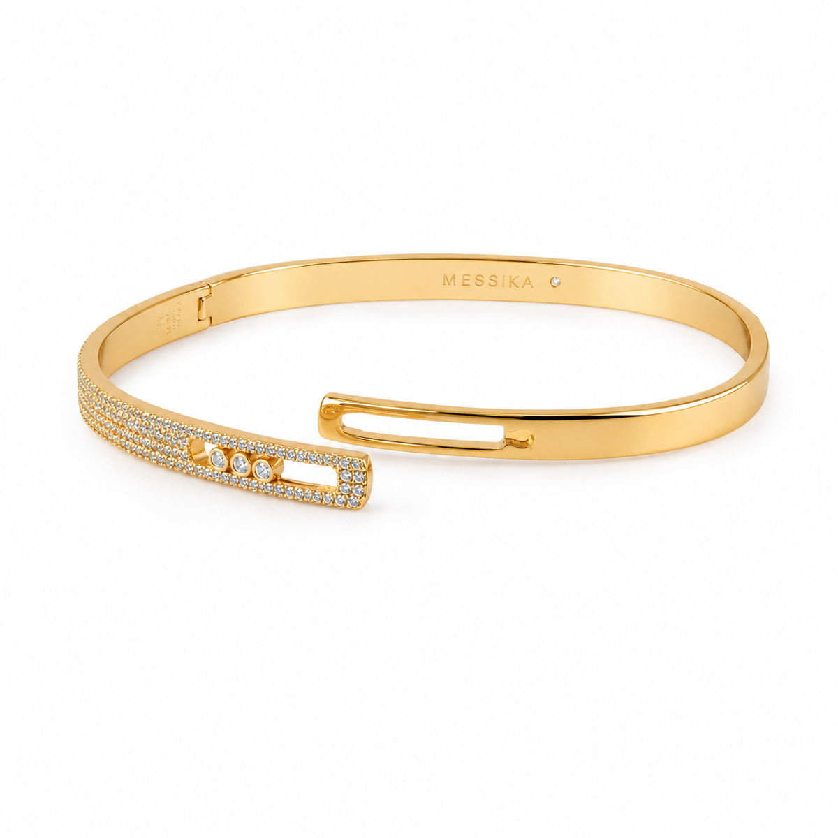 Lumière Floating Zircon Cuff – Luxe Edition