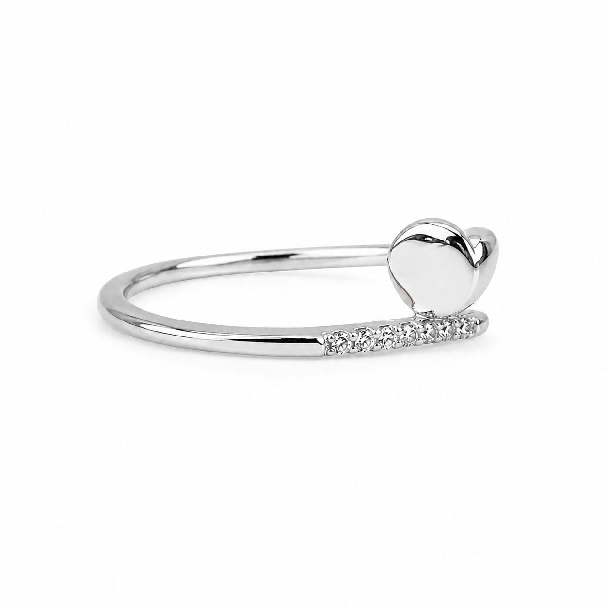 Silver Heart Ring