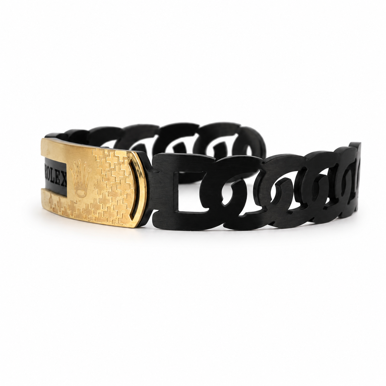 Crown Noir Men’s Bracele