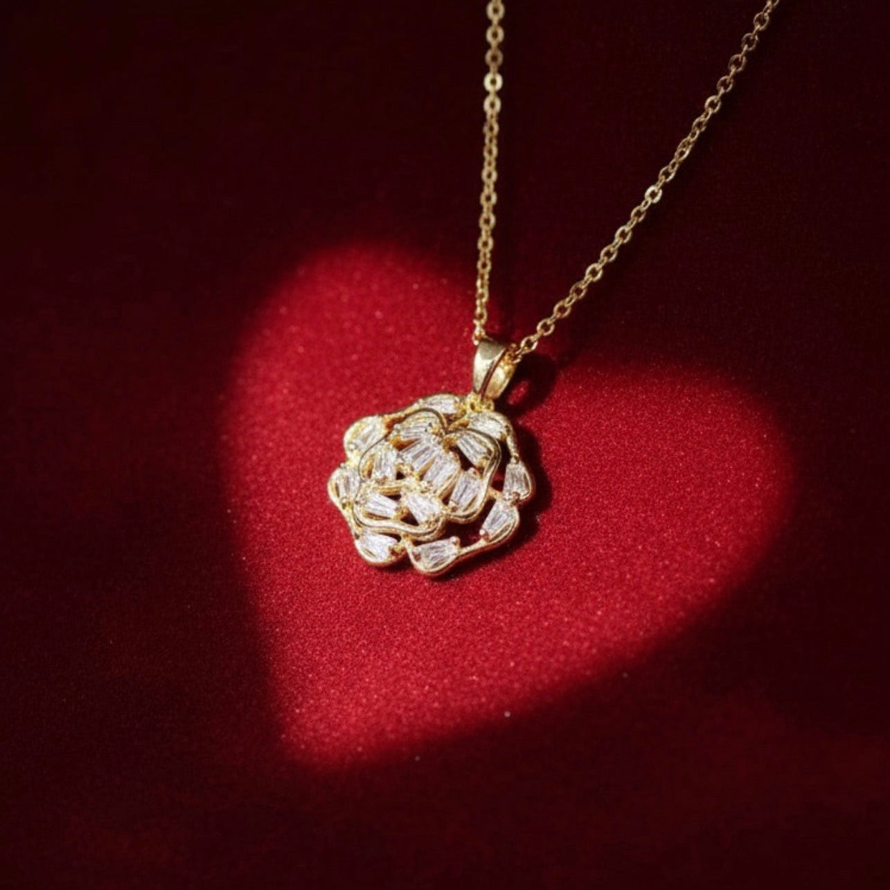 Zahara Crystal Bloom Necklace