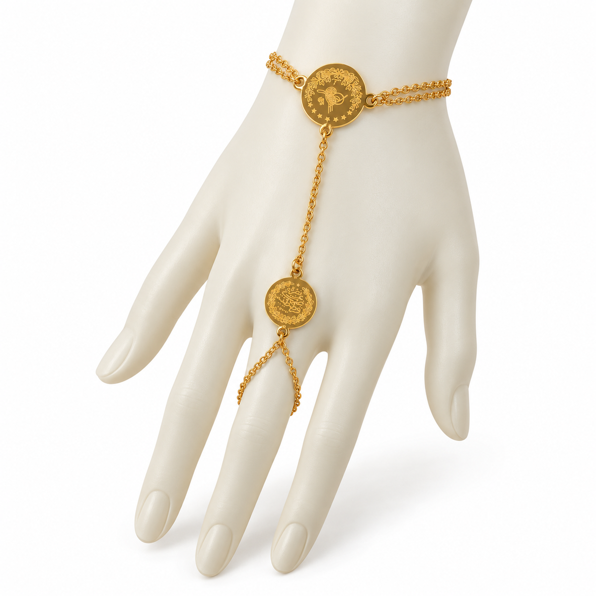 Ottoman Coin Hand Chain