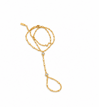 Celeste Double Crystal Hand Chain