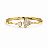 Serena Pavé Gold Bangle