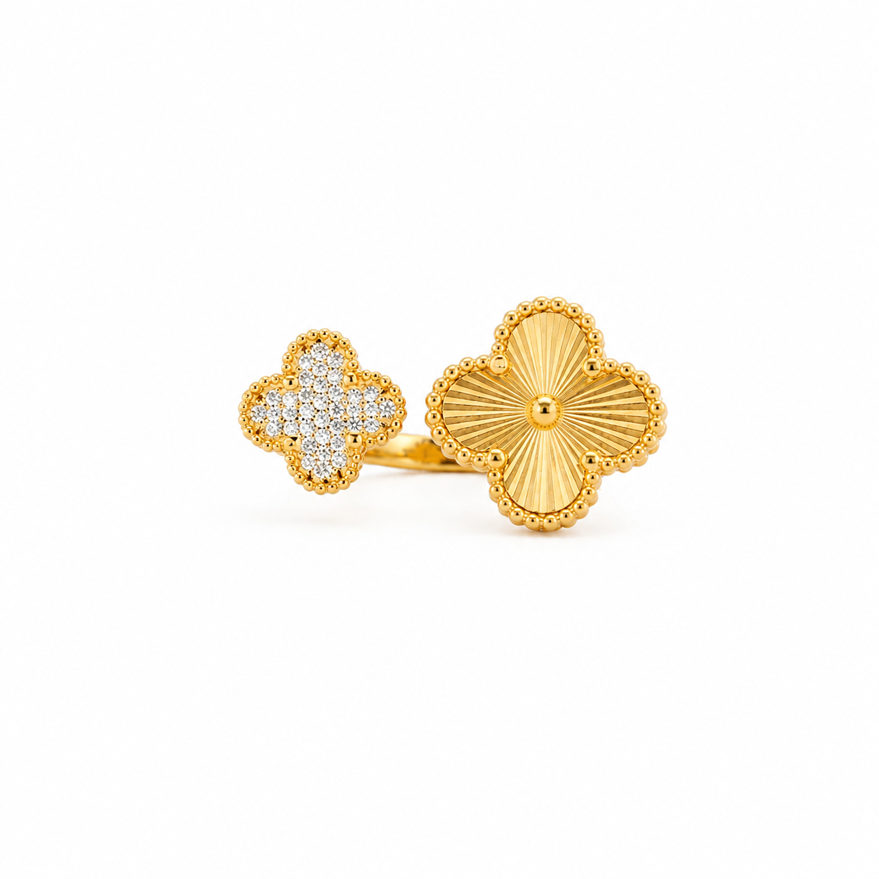 Clover Duo Luxe Ring