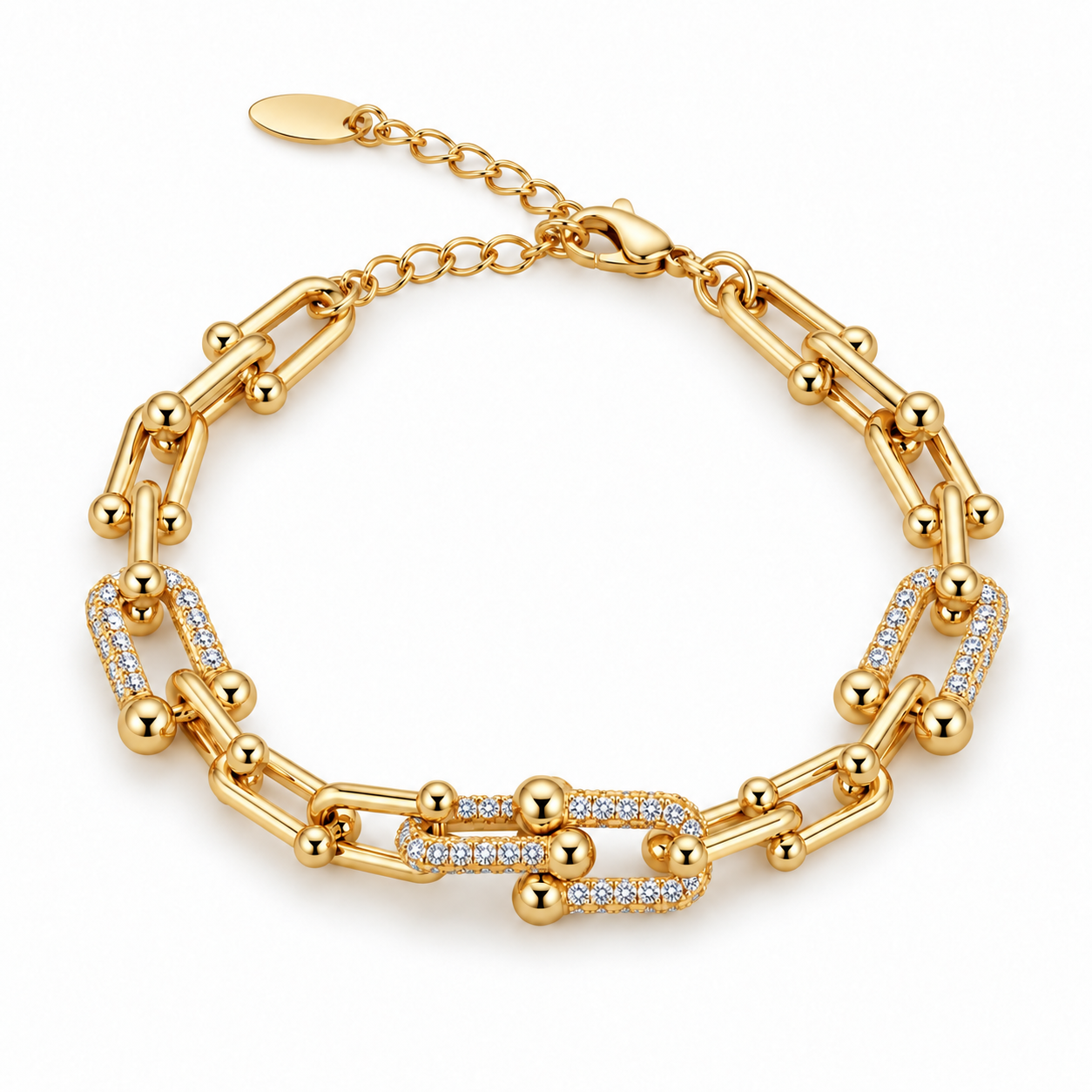The Pavé Link Bracelet