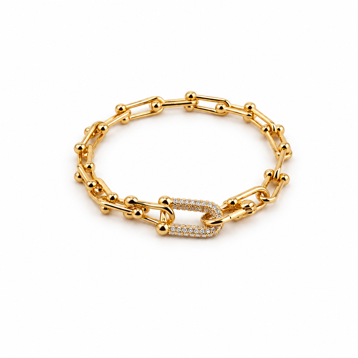 Masterpiece Lock Chain Bracelet