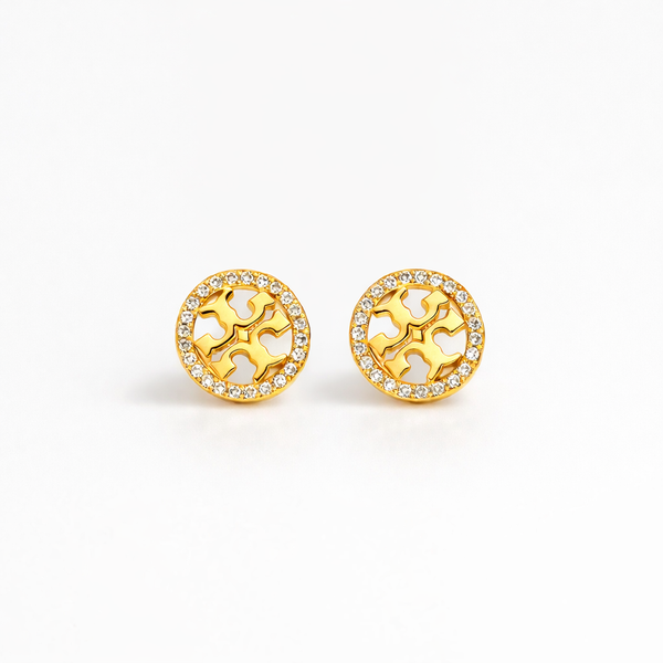 Classic Medallion Stud Earrings