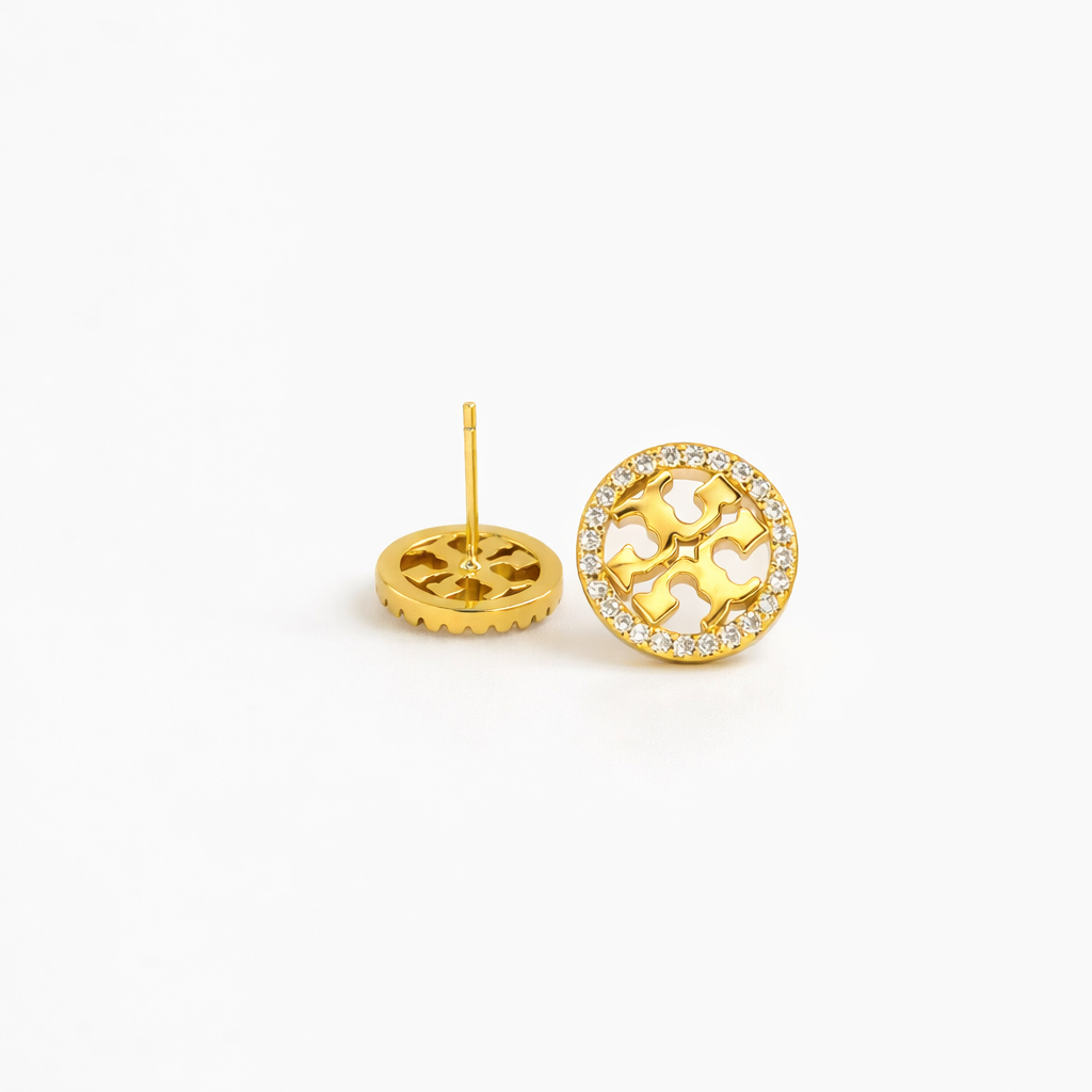 Classic Medallion Stud Earrings
