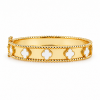Golden Clover Bangle