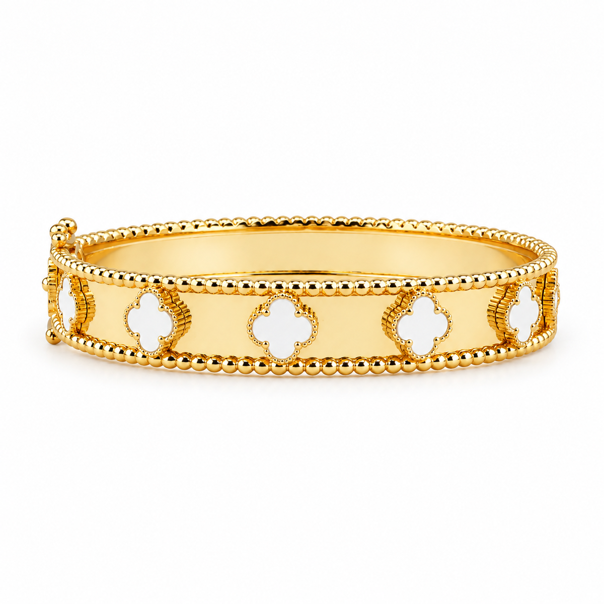 Golden Clover Bangle
