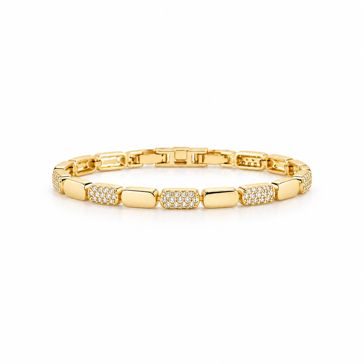 Radiant Link Crystal Bracelet