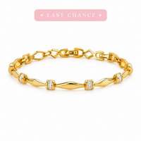 Golden Charm Heart Bracelet