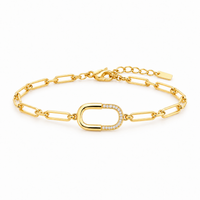 Golden Embrace Link Bracelet