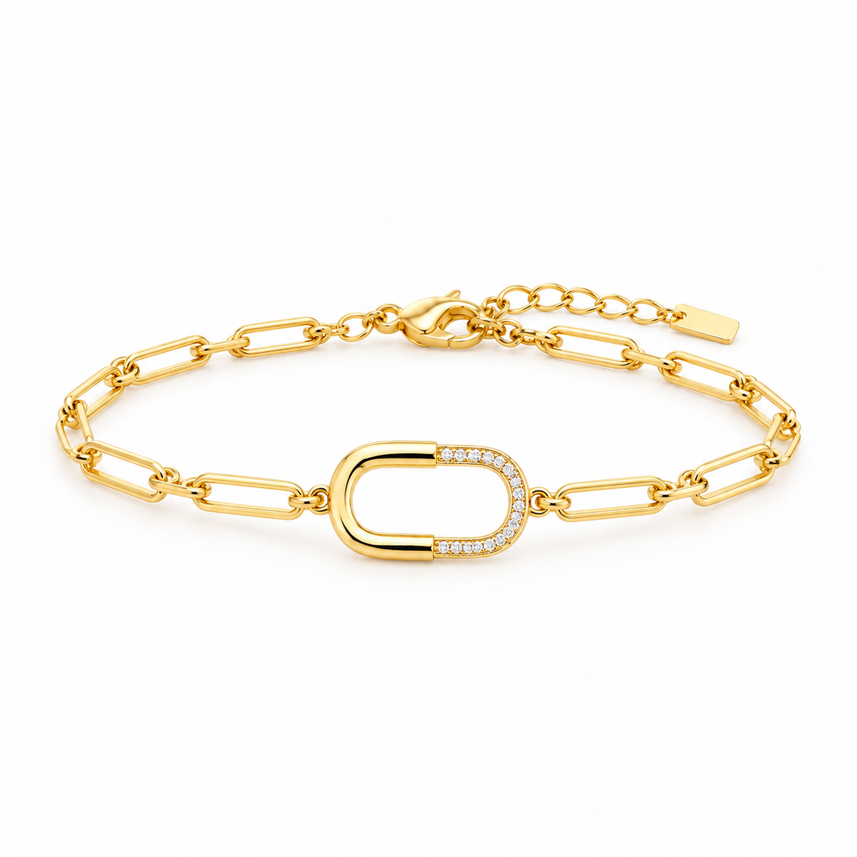 Golden Embrace Link Bracelet