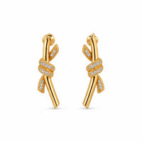 The Golden Knot Earrings