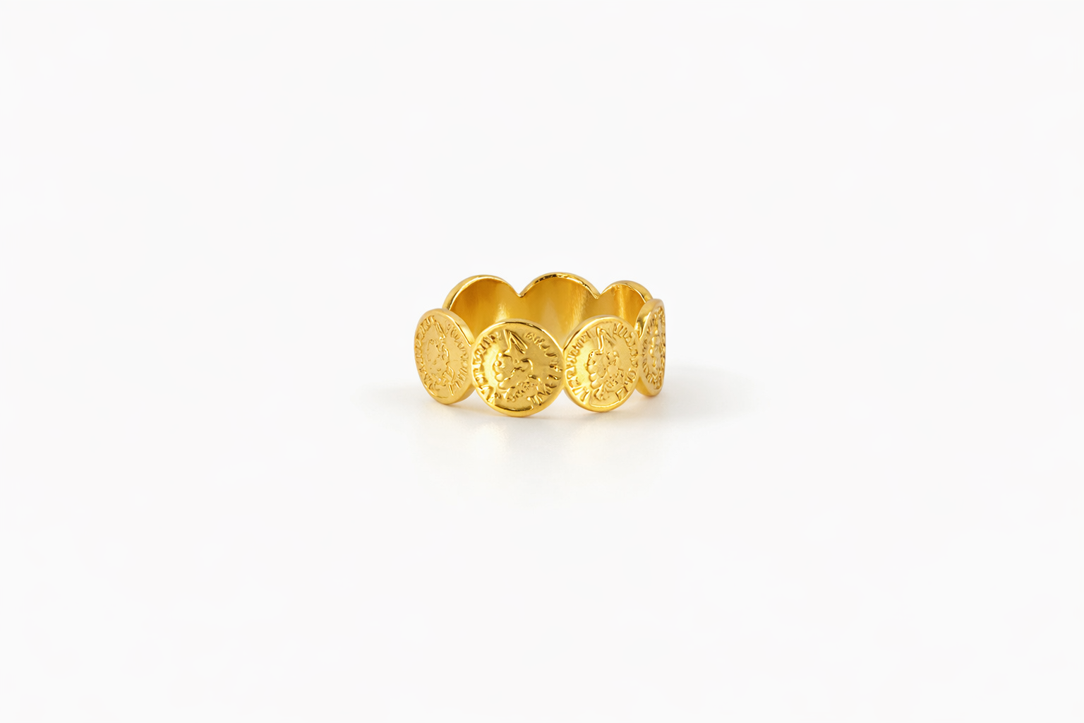 Valencia Coin Statement Ring