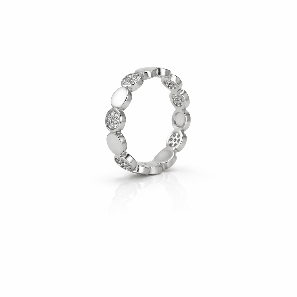 Lumière Silver Coin Ring