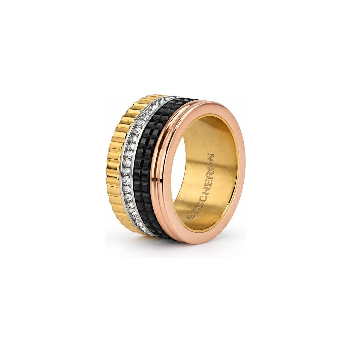 Four-Tone Luxe Zircon Ring