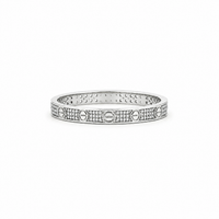 Éclat Pavé Ring – Silver
