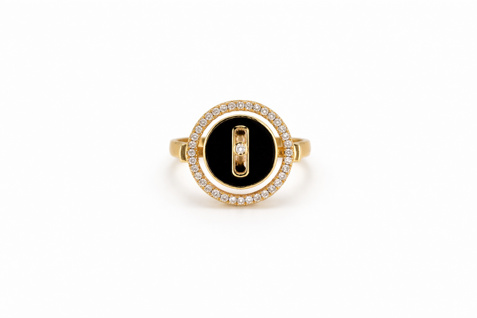 Gold Noir Emblem Ring