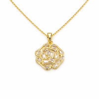 Zahara Crystal Bloom Necklace