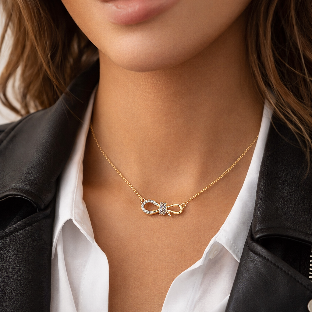 Infinity Luxe Crystal Necklace