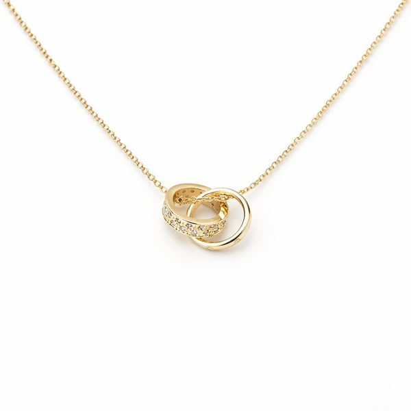 Eternal Duo Ring Necklace