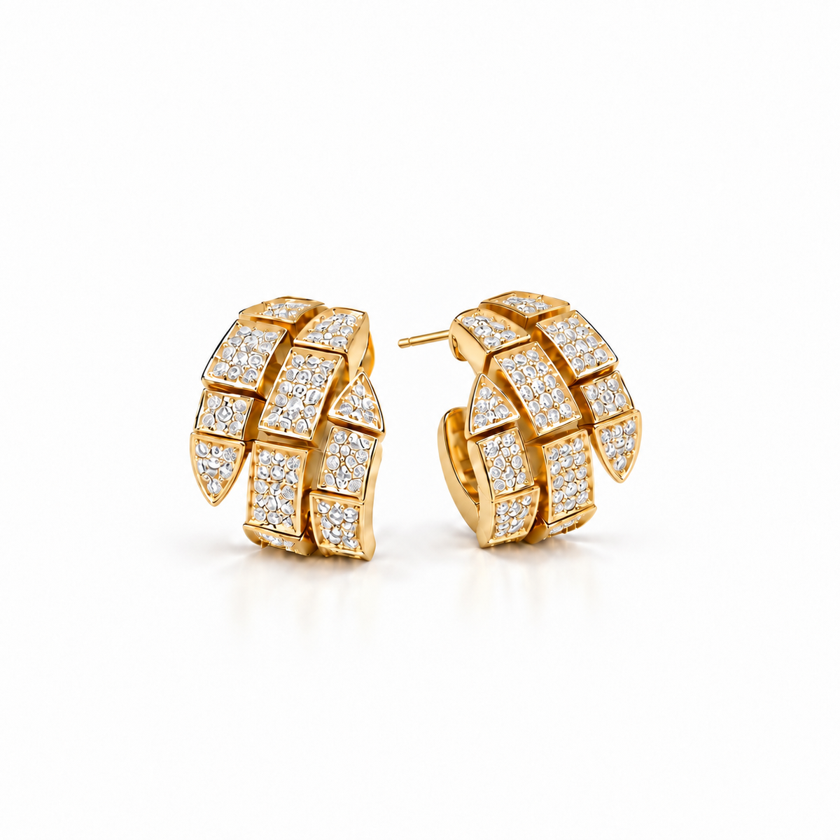 Serpentine Pavé Necklace